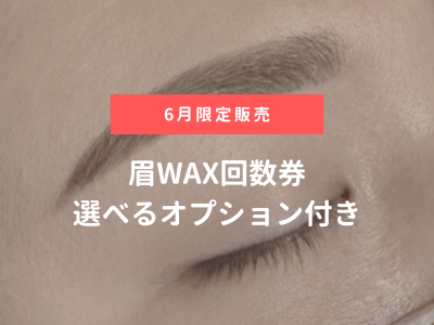 眉WAX回数券